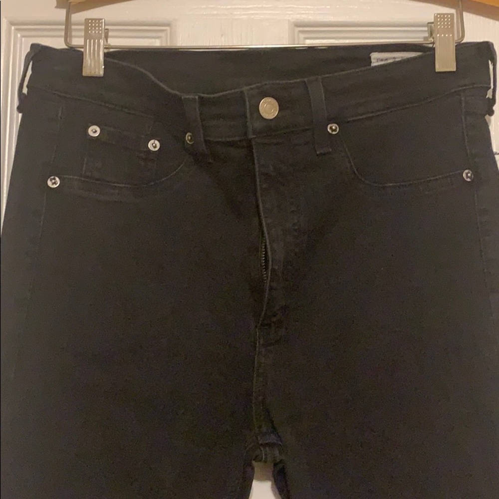 Rag & Bone high rise ankle skinny jeans